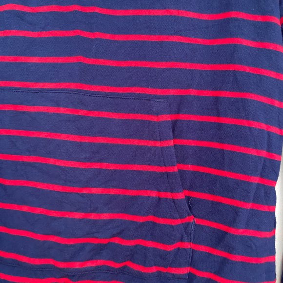 Vineyard Vines' Break Stripe Relaxed Shep Shirt Red Blue Size L 14 - Picture 5 of 8
